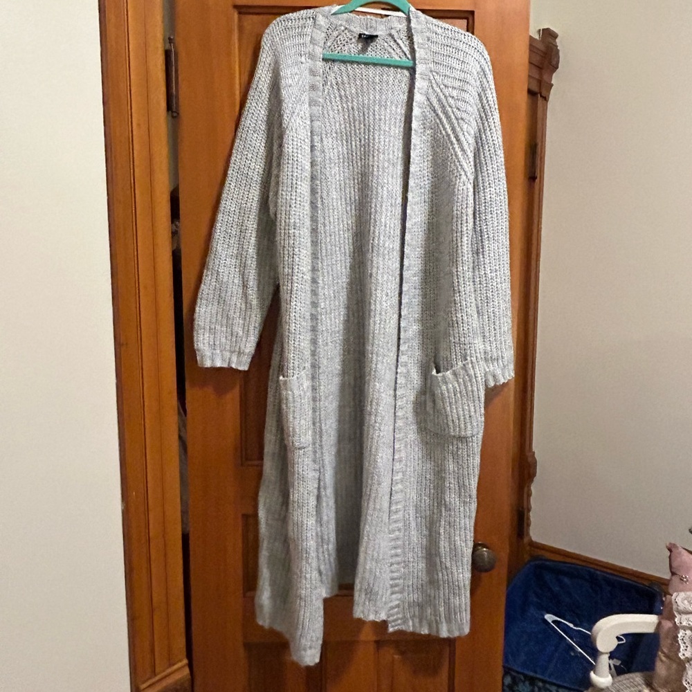 Torrid Grey Duster Cardigan